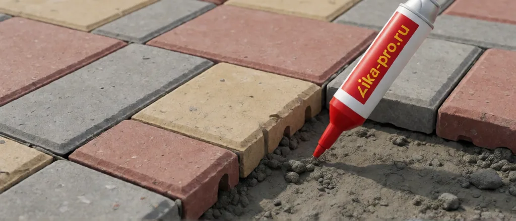 Герметизация швов тротуарной плитки: технология